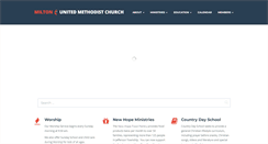 Desktop Screenshot of miltonumc.net